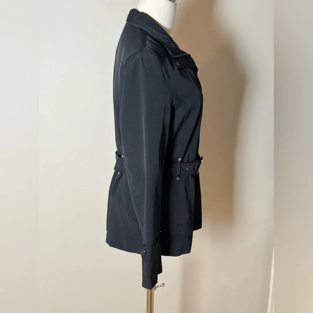 Dolce & Gabbana Black Belted Jacket – Women’s Size XL - Picture 3 of 9